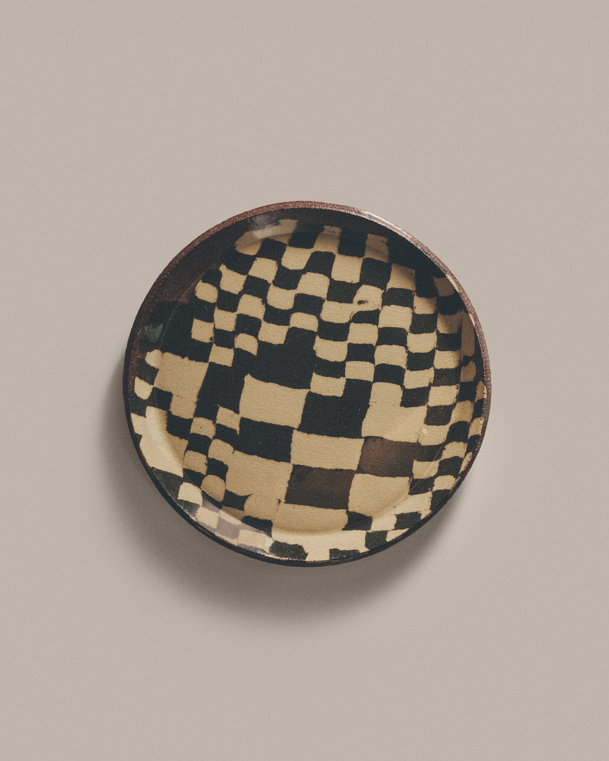 Green on Green Nerikomi Plate