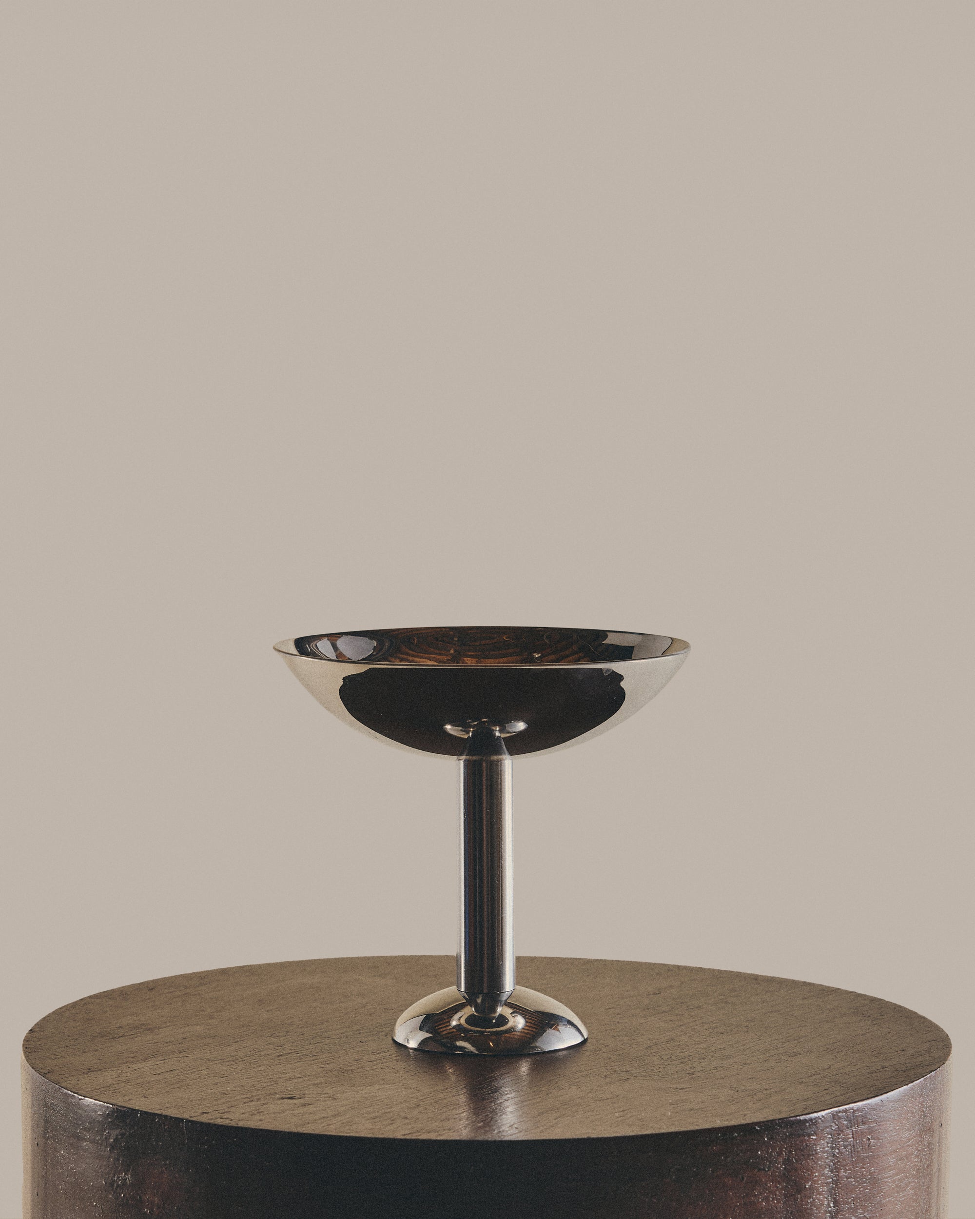 Metal Champagne Coupe Tall