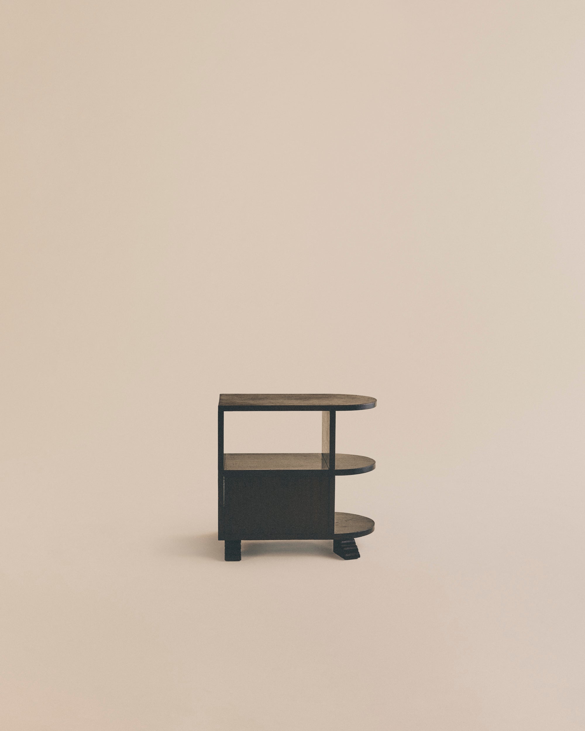 Modernist Table with Shelving
