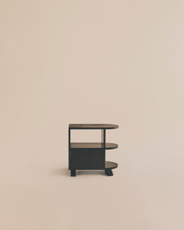 Modernist Table with Shelving