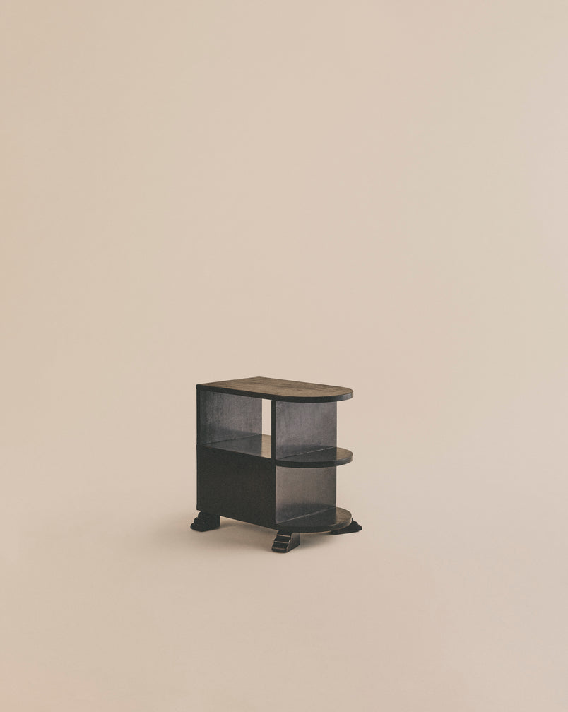 Modernist Table with Shelving