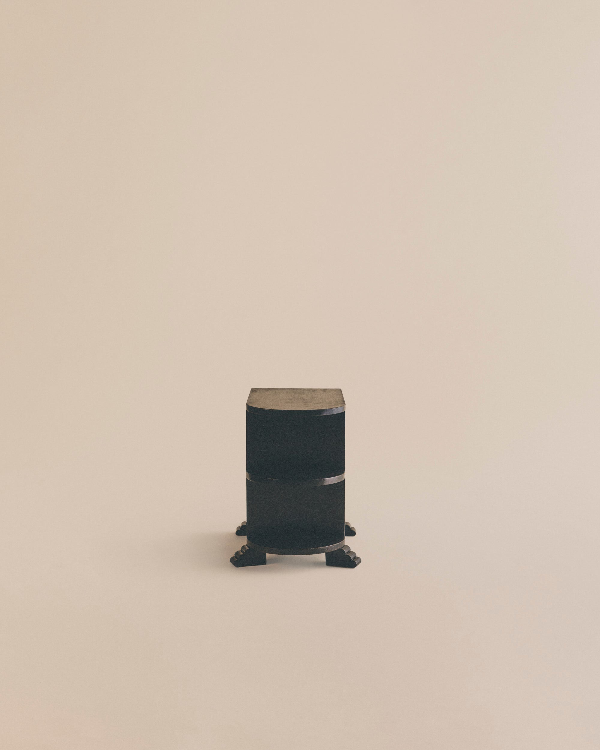 Modernist Table with Shelving