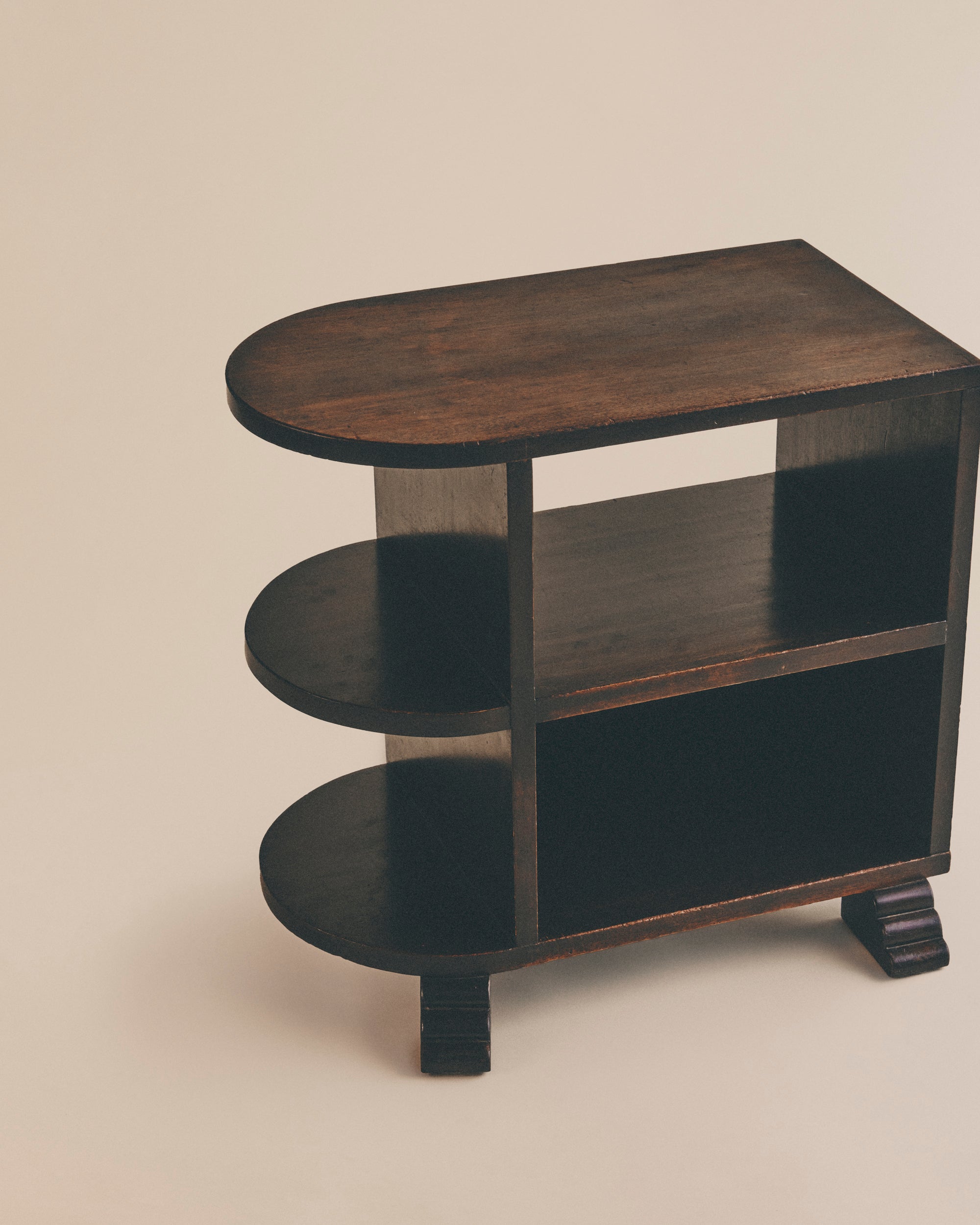 Modernist Table with Shelving