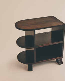 Modernist Table with Shelving