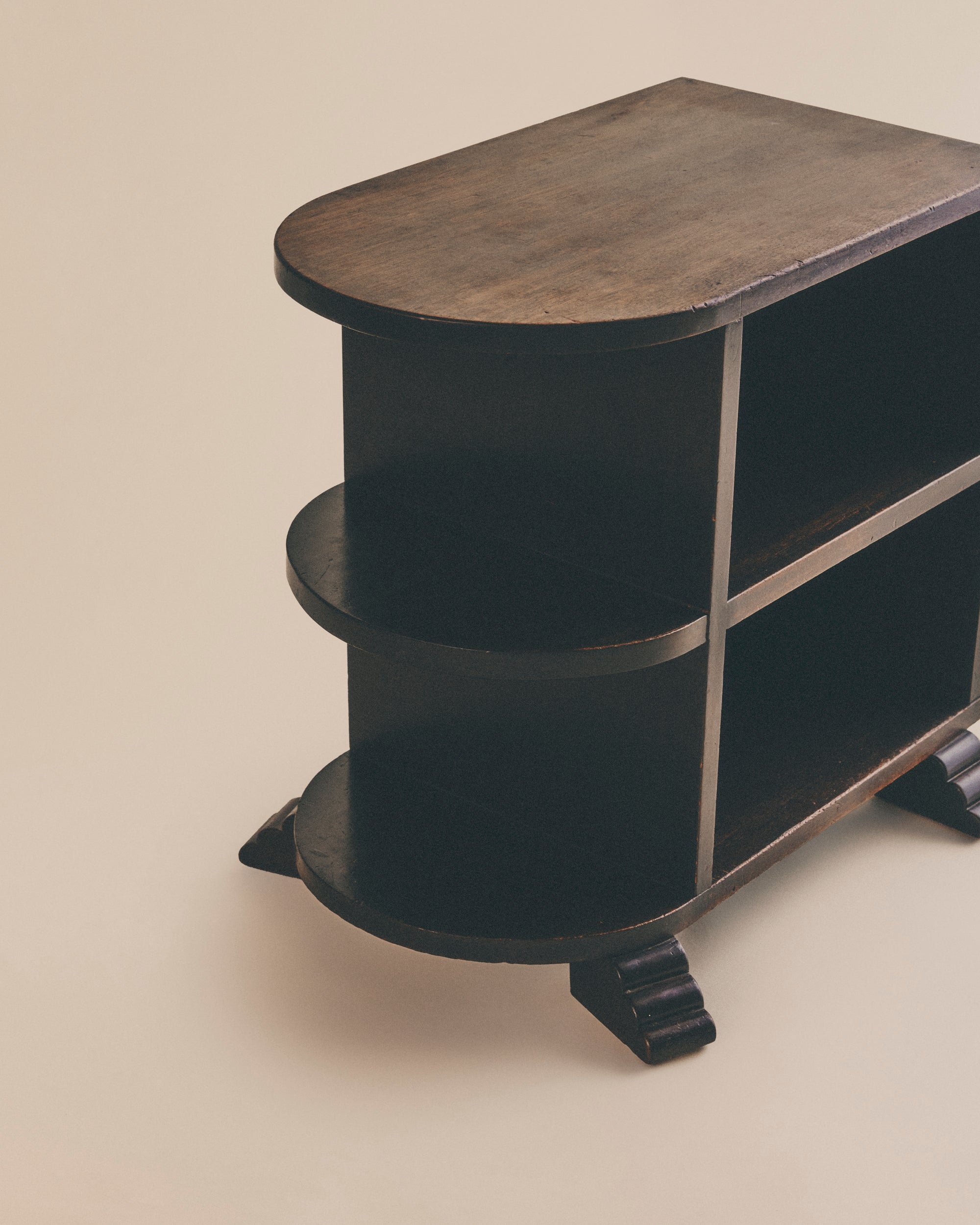 Modernist Table with Shelving