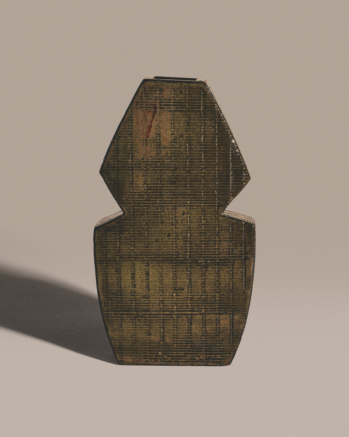 Mossy Stacked Vase