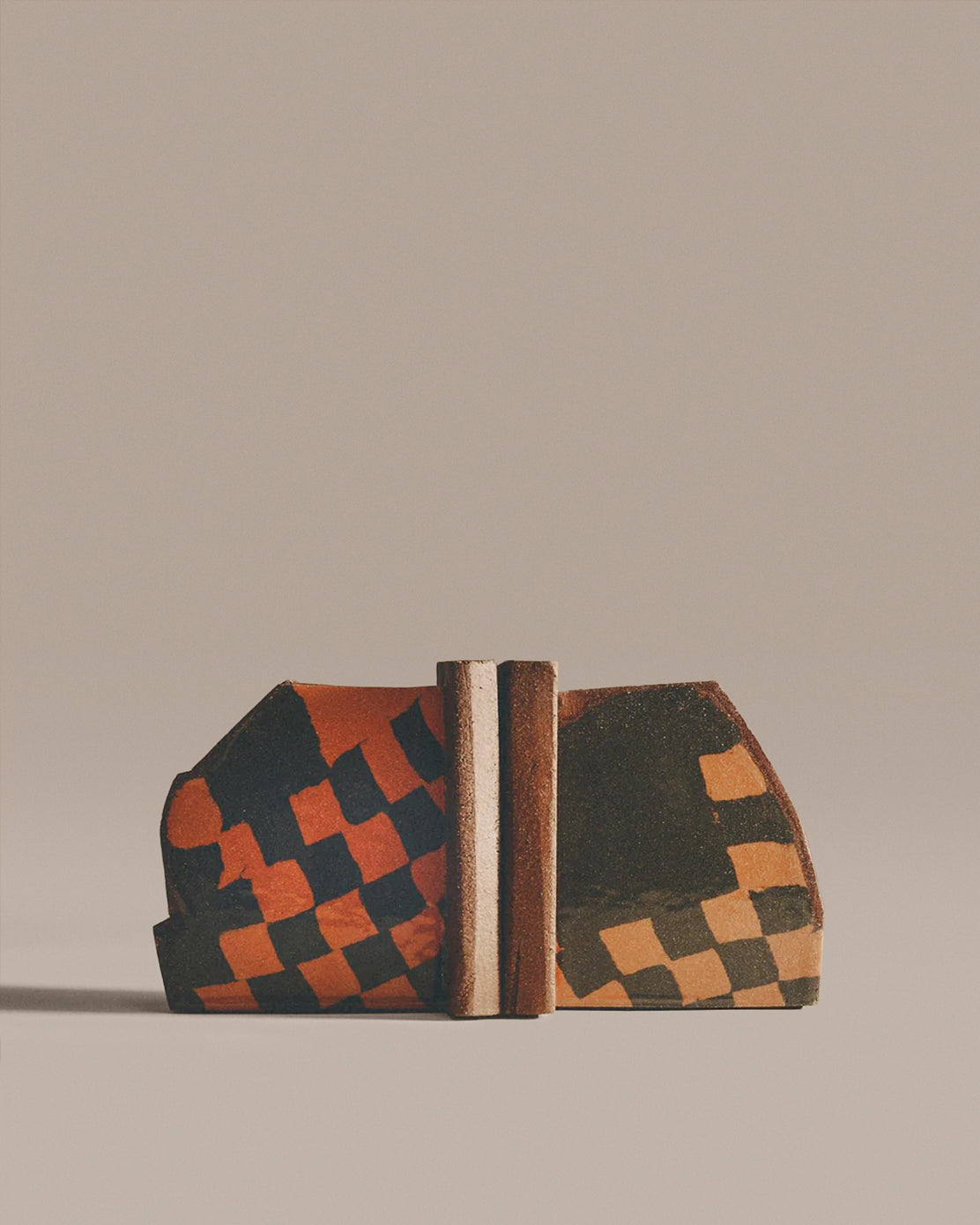 Orange and Green Bookends