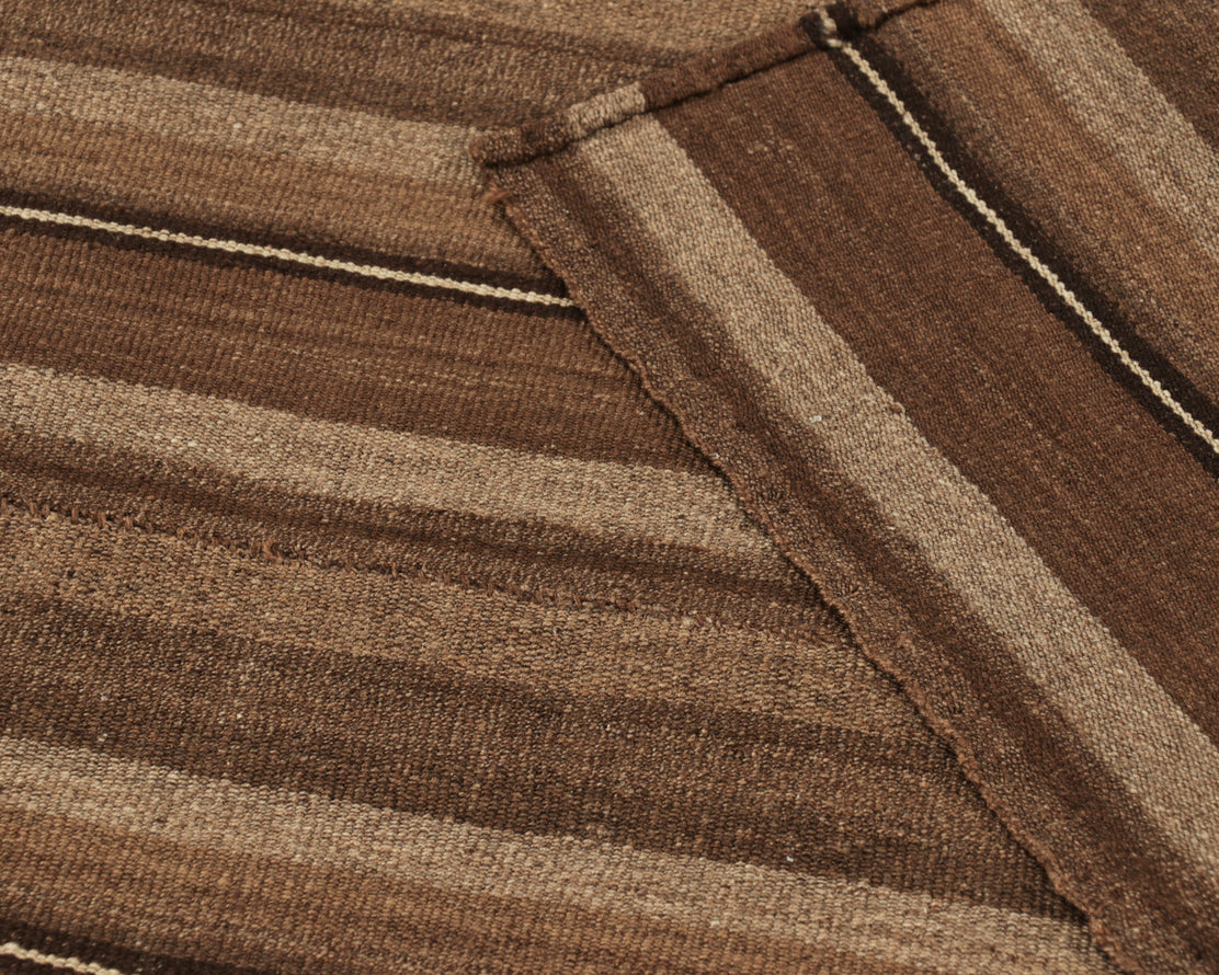 Palas Bidjari Brown Stripe Kilim