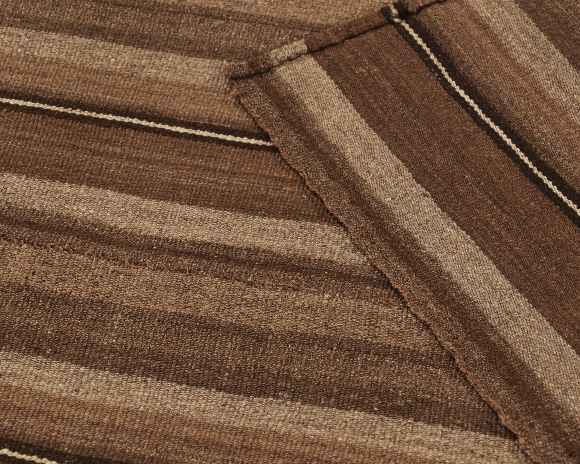 Palas Bidjari Brown Stripe Kilim