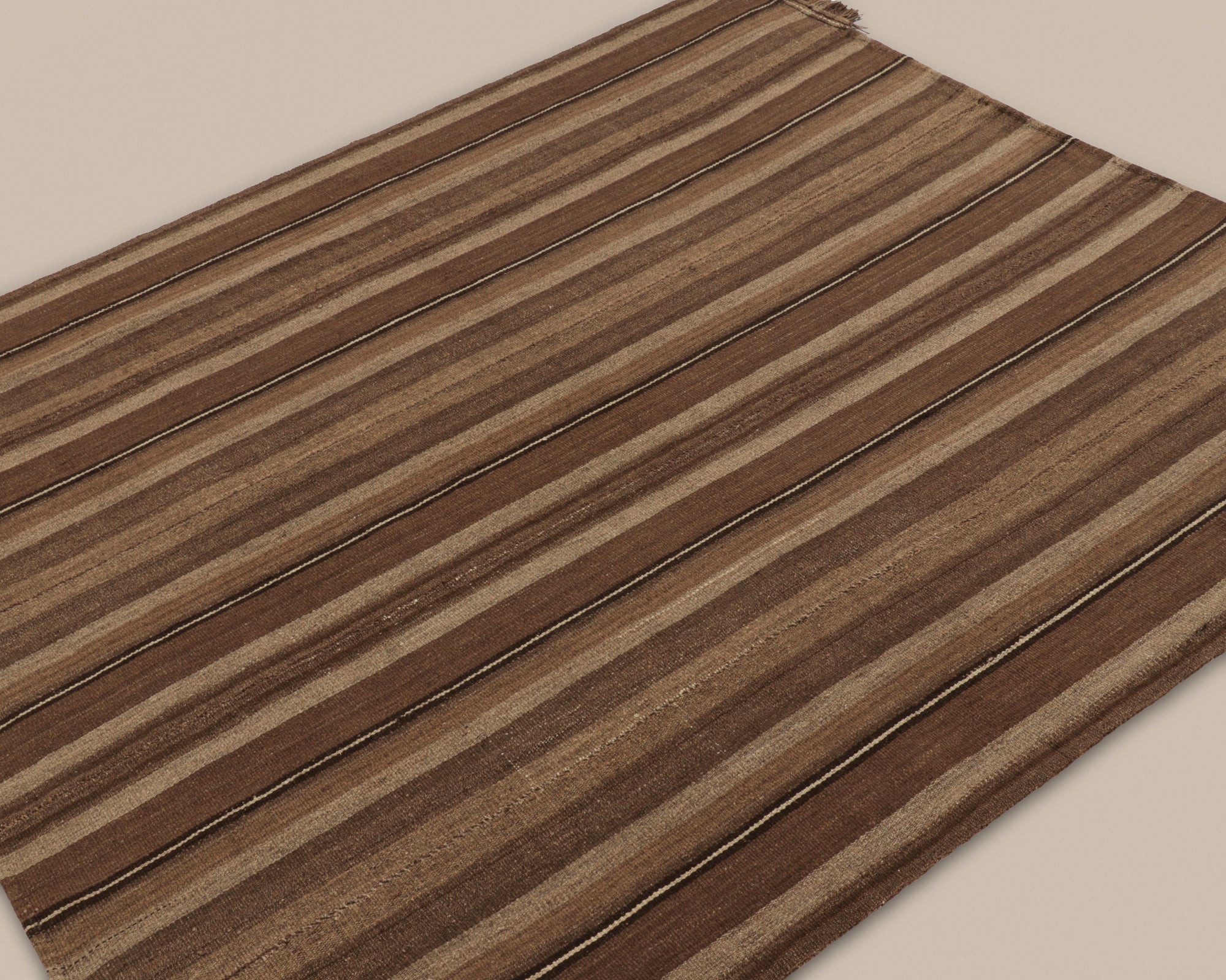 Palas Bidjari Brown Stripe Kilim