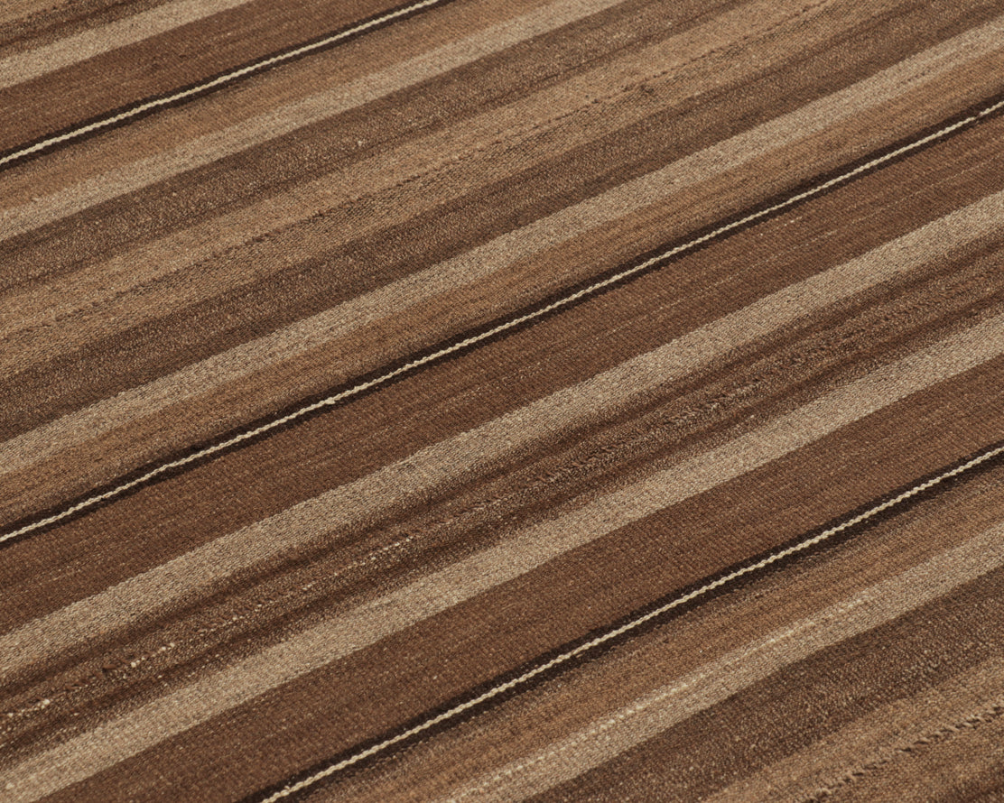 Palas Bidjari Brown Stripe Kilim