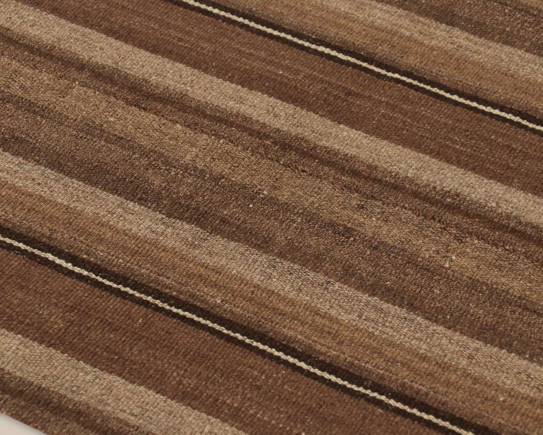 Palas Bidjari Brown Stripe Kilim