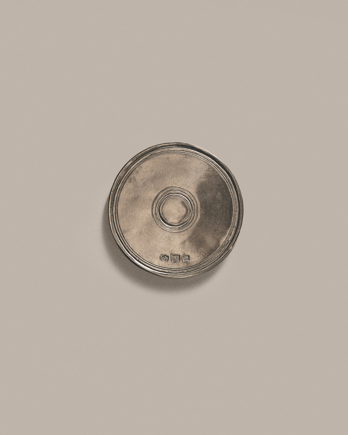Pewter Round Bottle Coaster