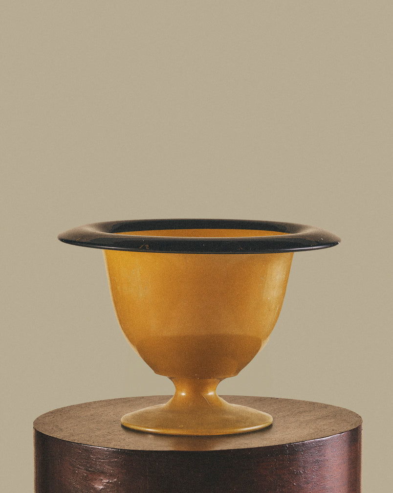 Black and Yellow Vase