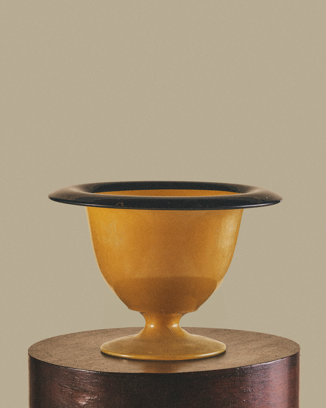 Black and Yellow Vase