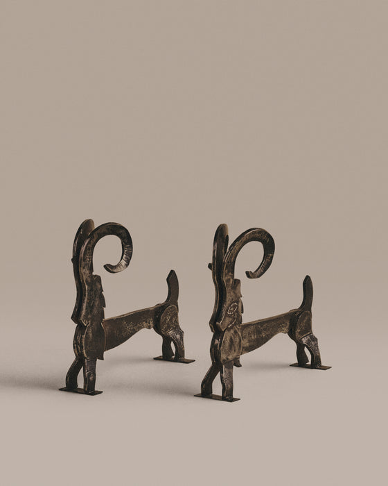 Ram Andirons