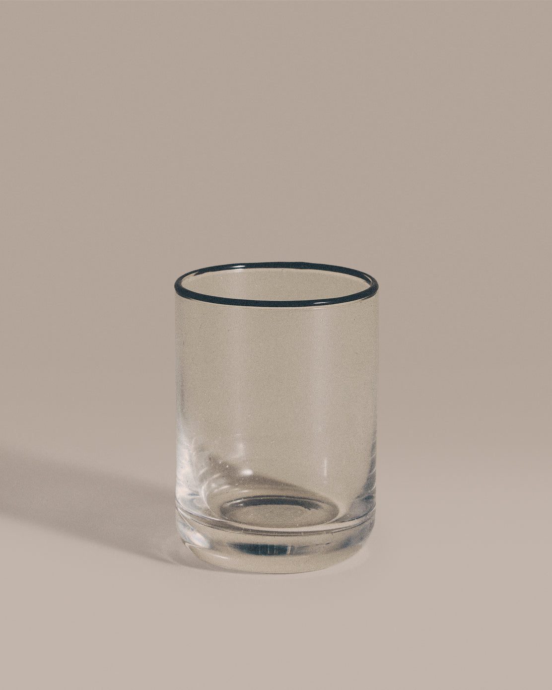 SR Bubble Glass Black Rim, Drinking Low