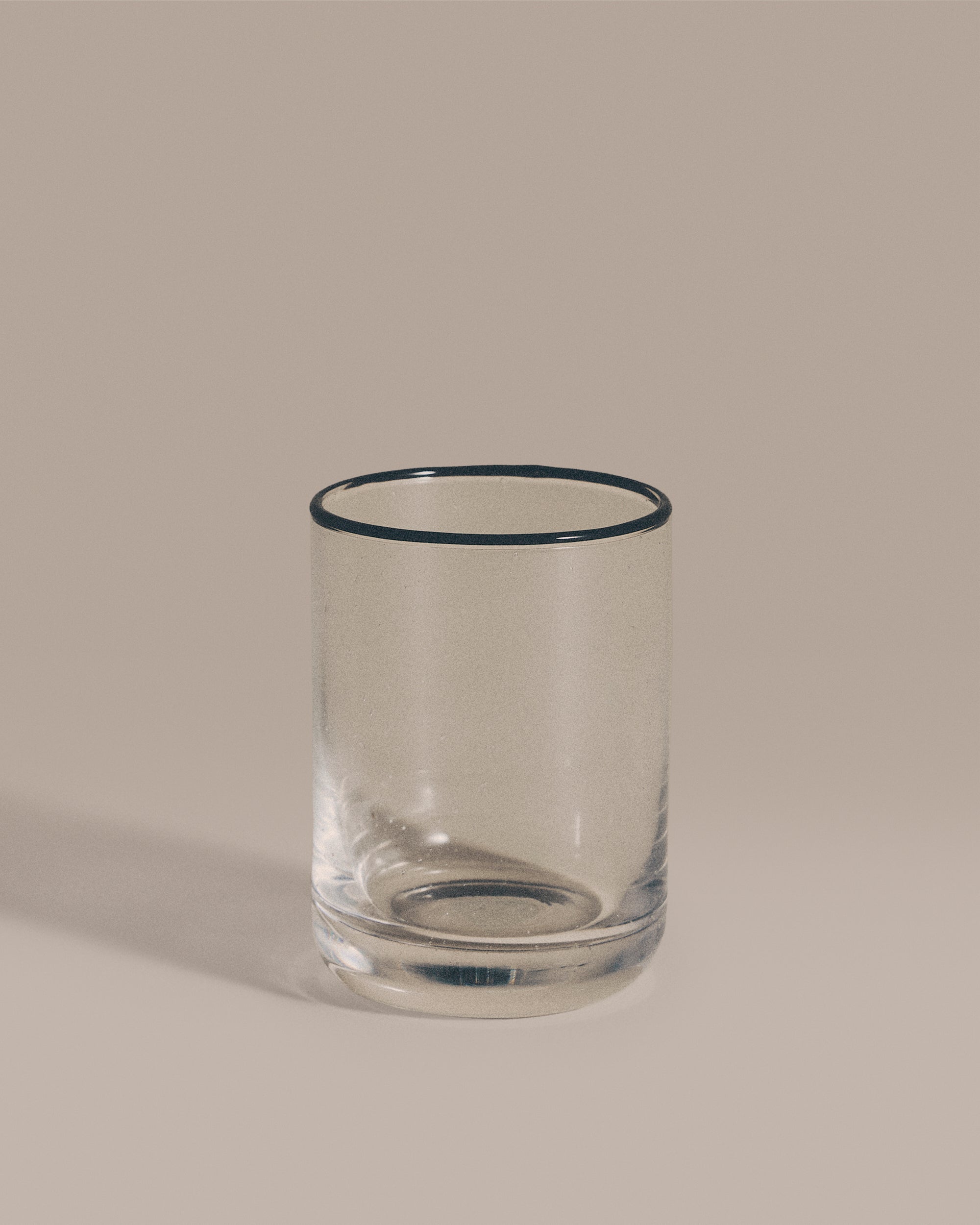SR Bubble Glass Black Rim, Drinking Low