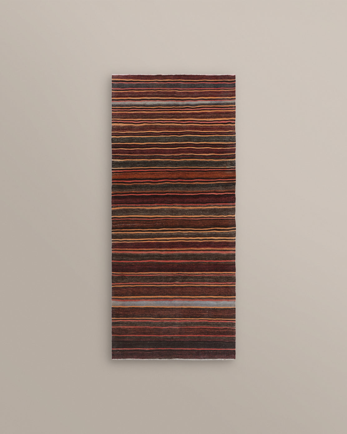 Shahsavan Red and Brown Stripe Runner
