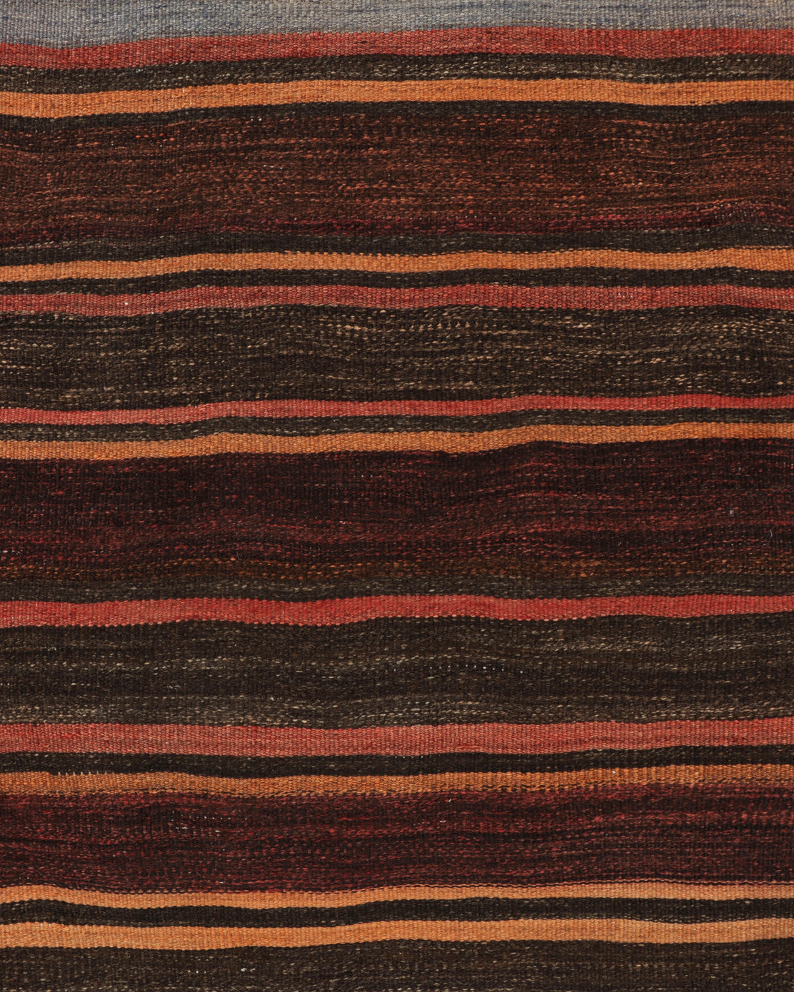 Shahsavan Red and Brown Stripe Runner
