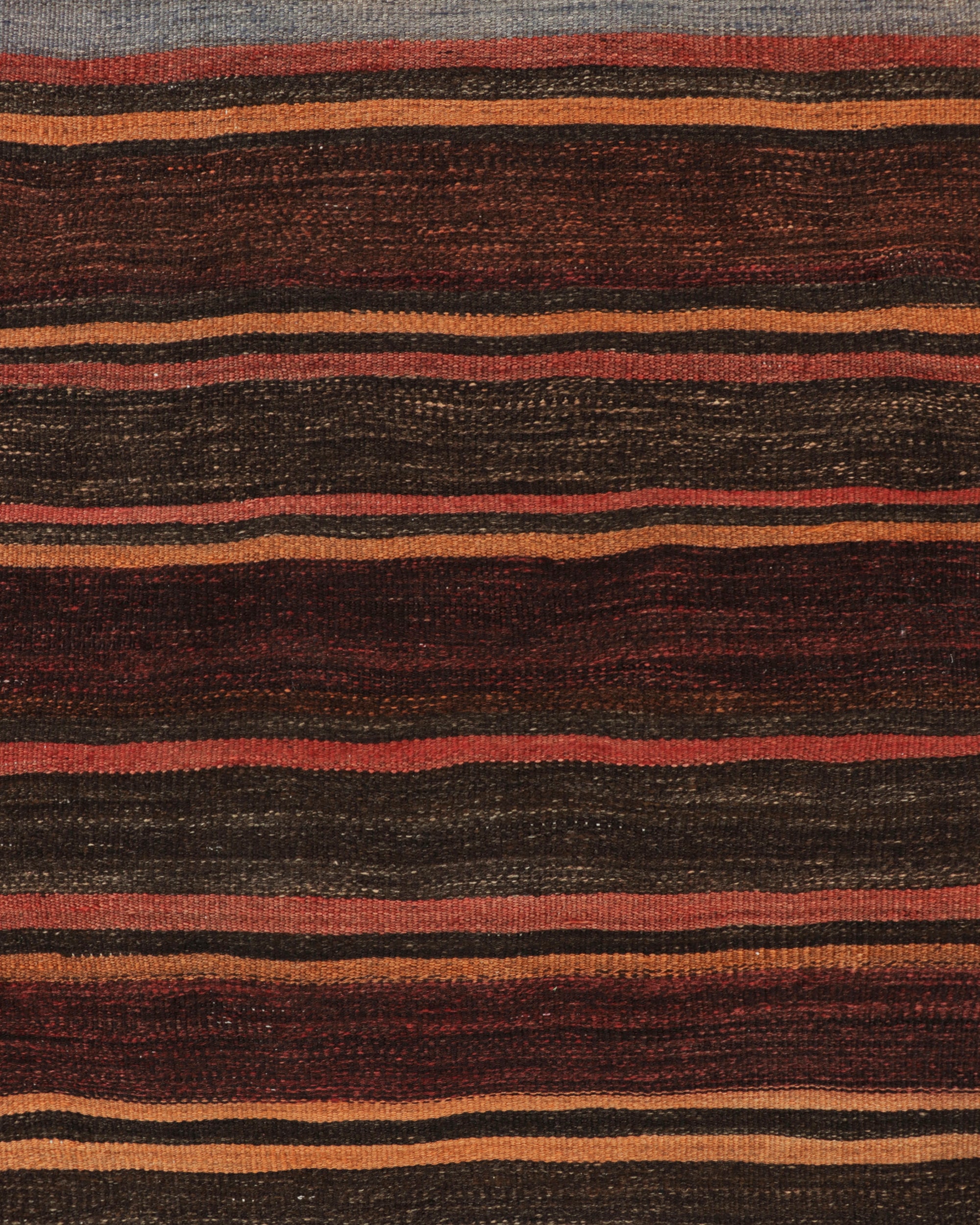 Shahsavan Red and Brown Stripe Runner