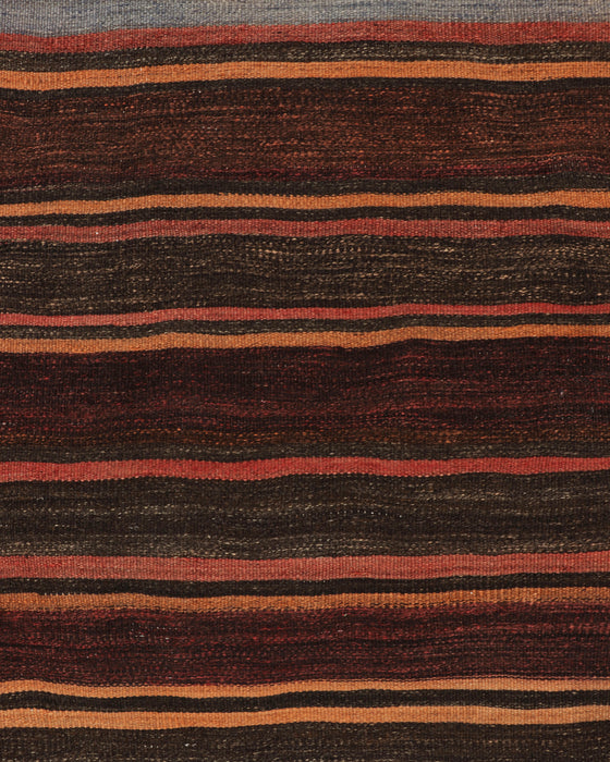Shahsavan Red and Brown Stripe Runner