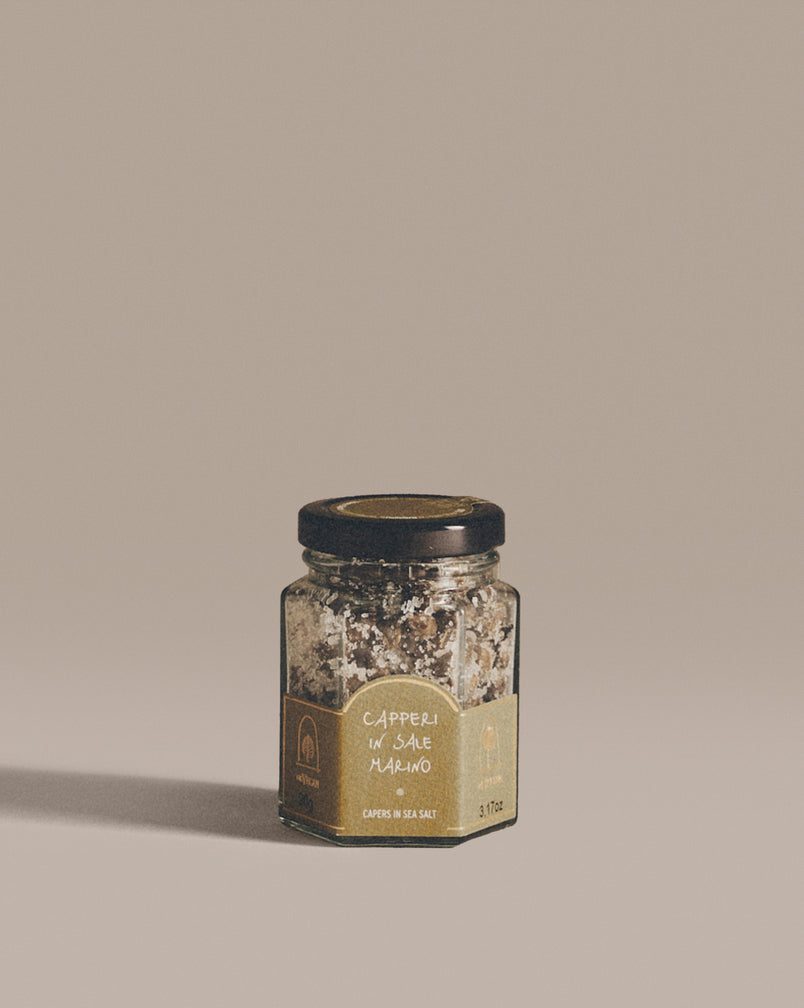 Sicilian Capers in Sea Salt