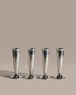 Silver Bud Vases