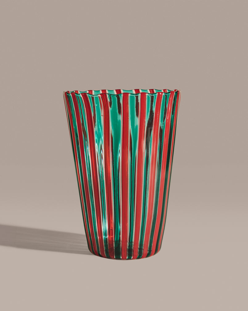 Striped Modernist Vase