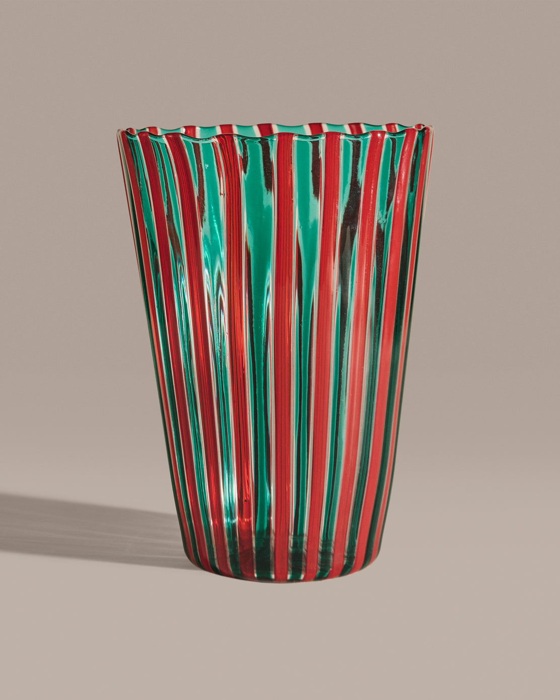 Striped Modernist Vase