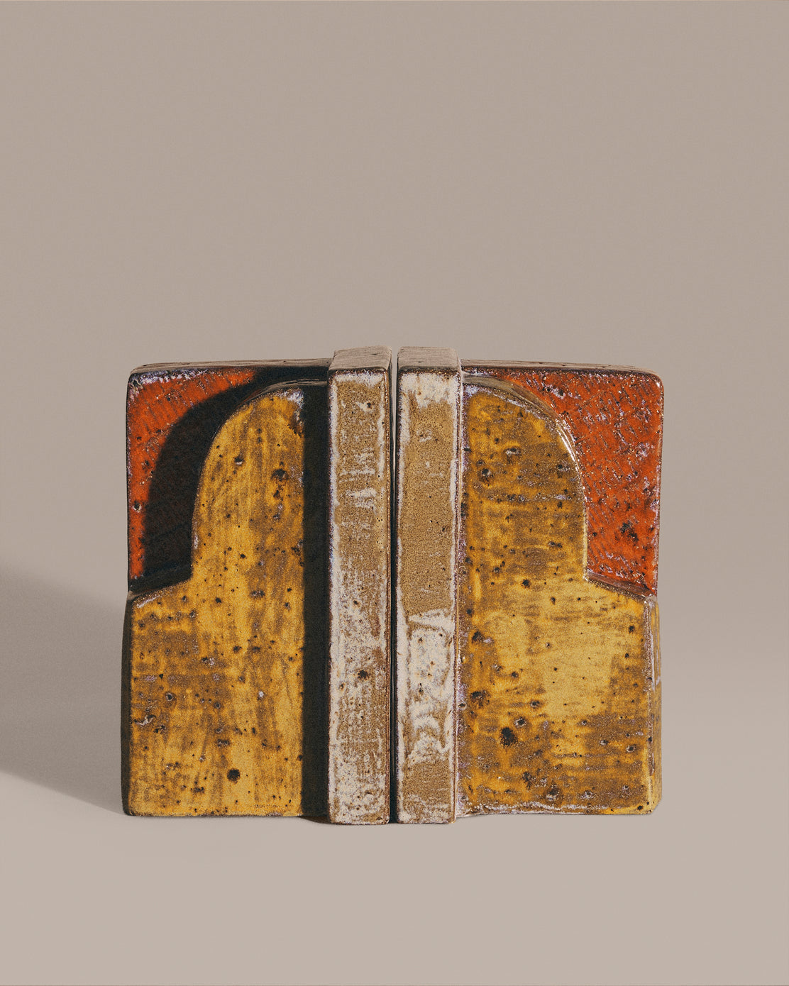 Tangerine Cut Out Bookends