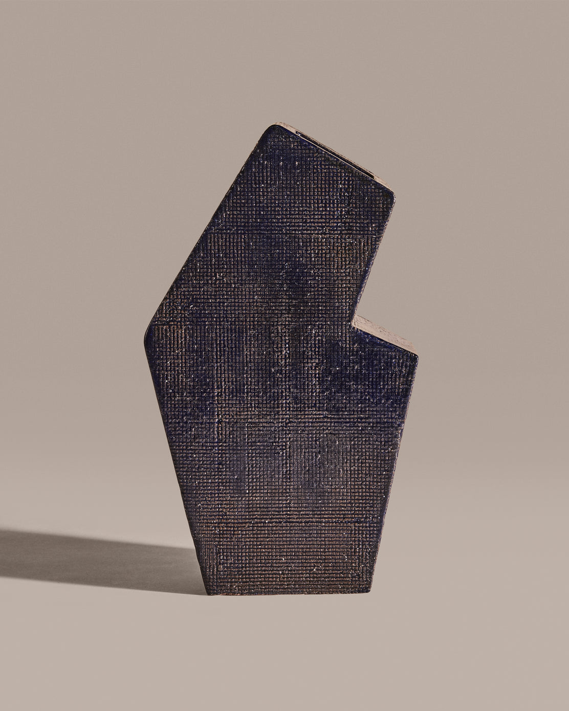 Textured Heptagonal Vase
