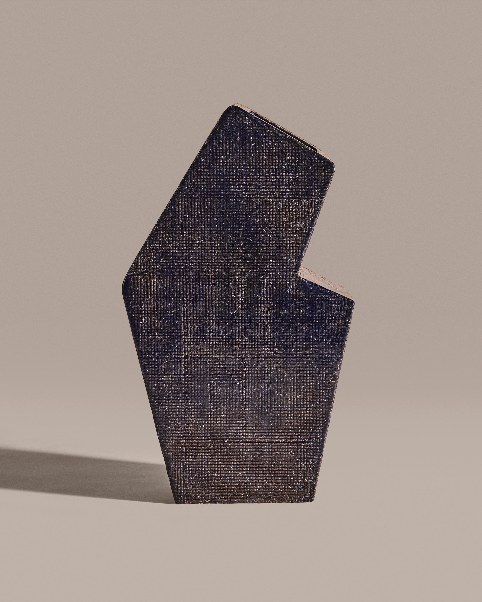 Textured Heptagonal Vase