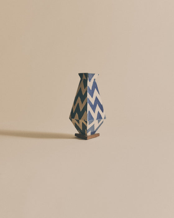 Triangular Zig Zag Vase
