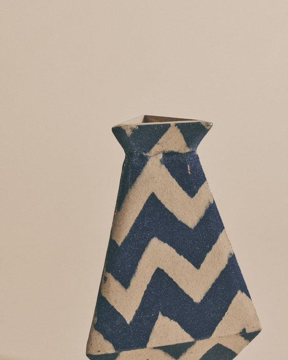 Triangular Zig Zag Vase
