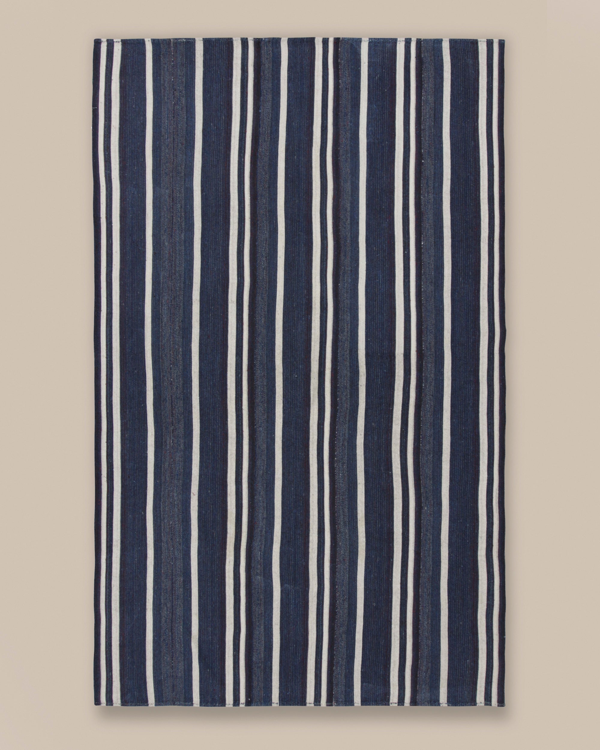 Turkish Navy Stripe Kilim