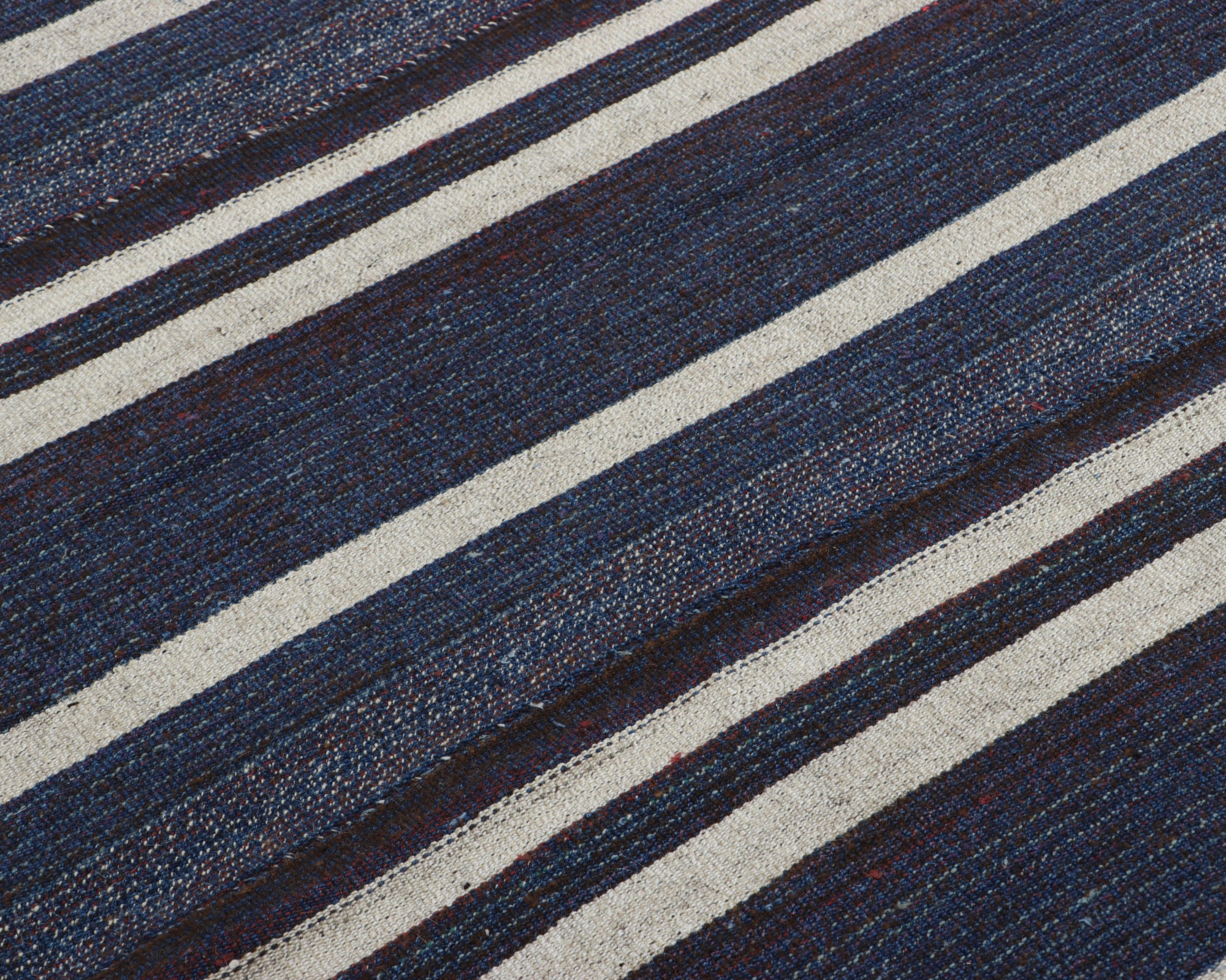 Turkish Navy Stripe Kilim