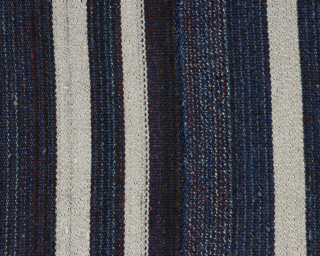 Turkish Navy Stripe Kilim
