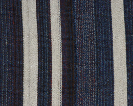Turkish Navy Stripe Kilim