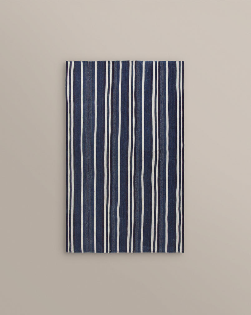 Turkish Navy Stripe Kilim