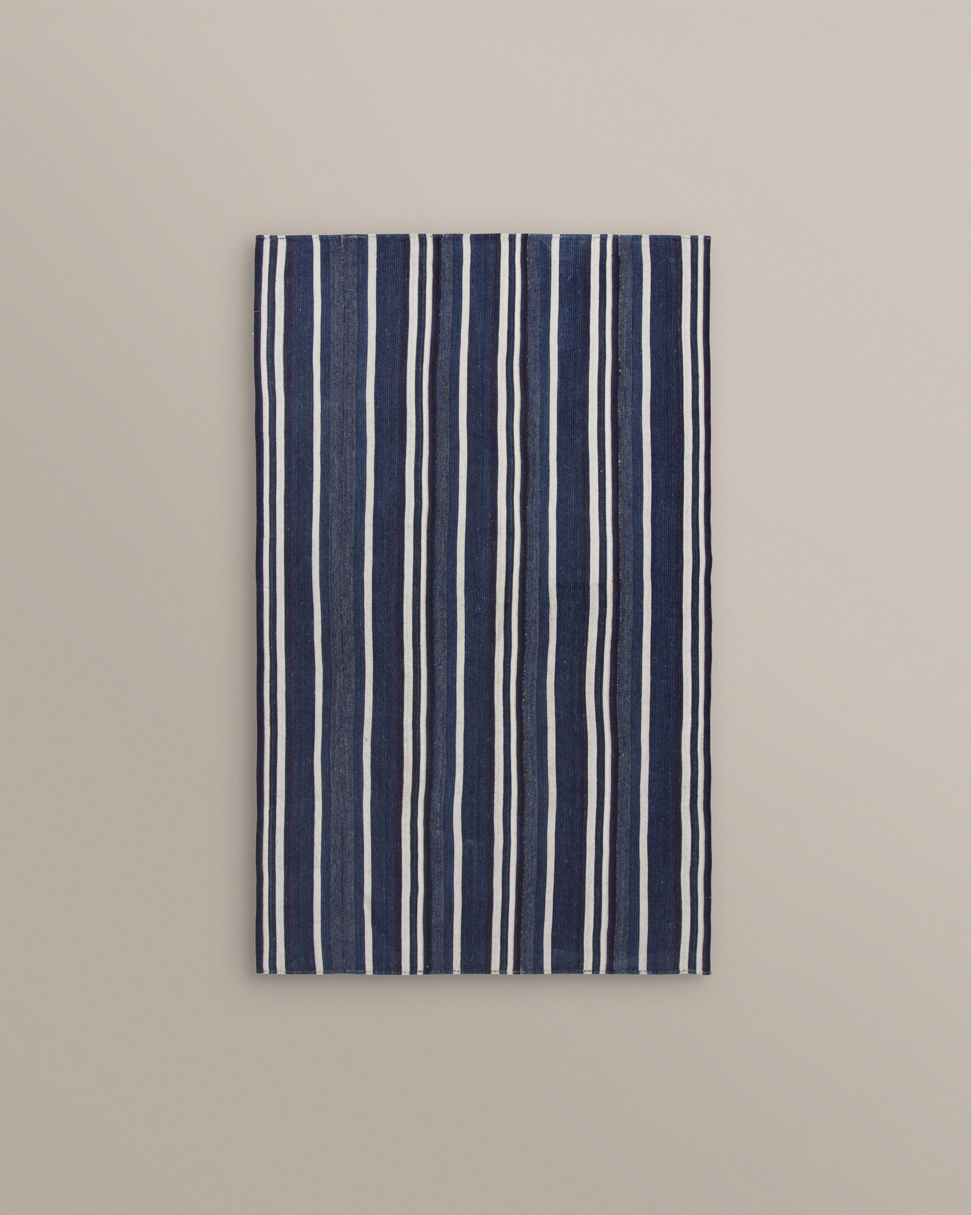 Turkish Navy Stripe Kilim