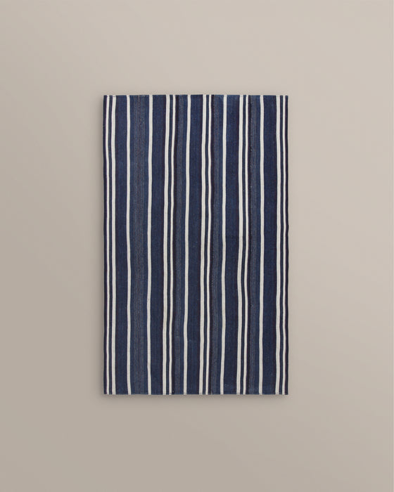 Turkish Navy Stripe Kilim