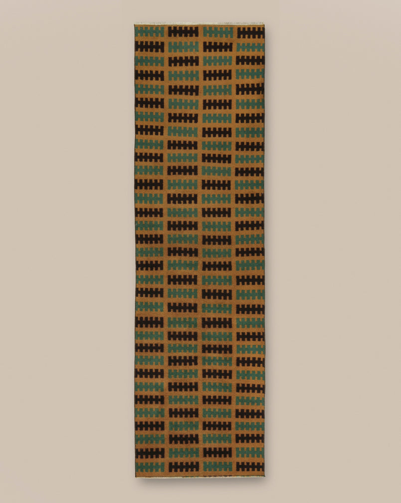 Zeki Muren Ochre and Teal Runner