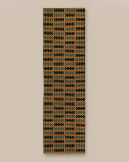 Zeki Muren Ochre and Teal Runner