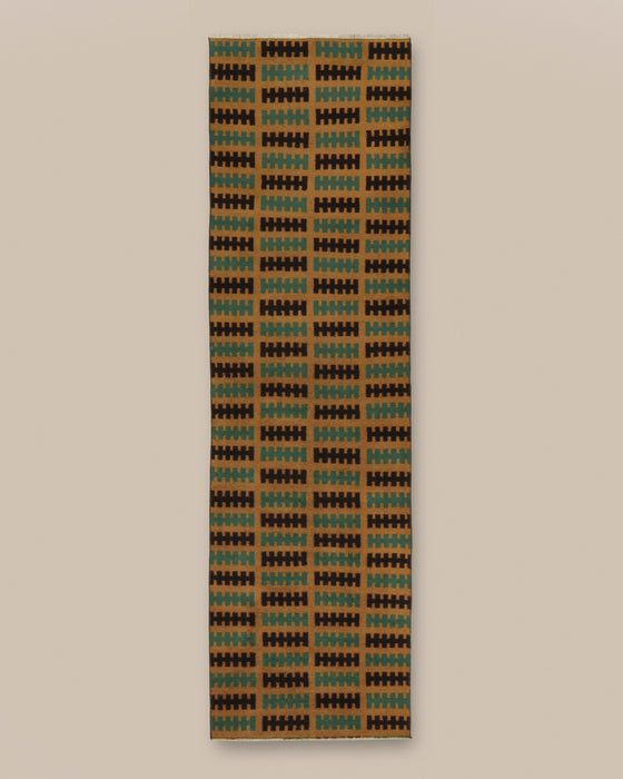 Zeki Muren Ochre and Teal Runner