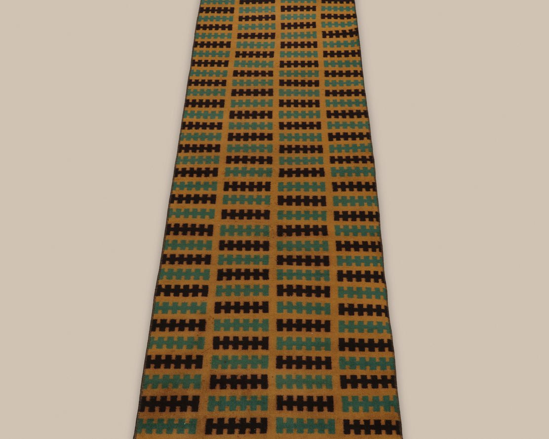 Zeki Muren Ochre and Teal Runner