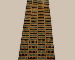 Zeki Muren Ochre and Teal Runner