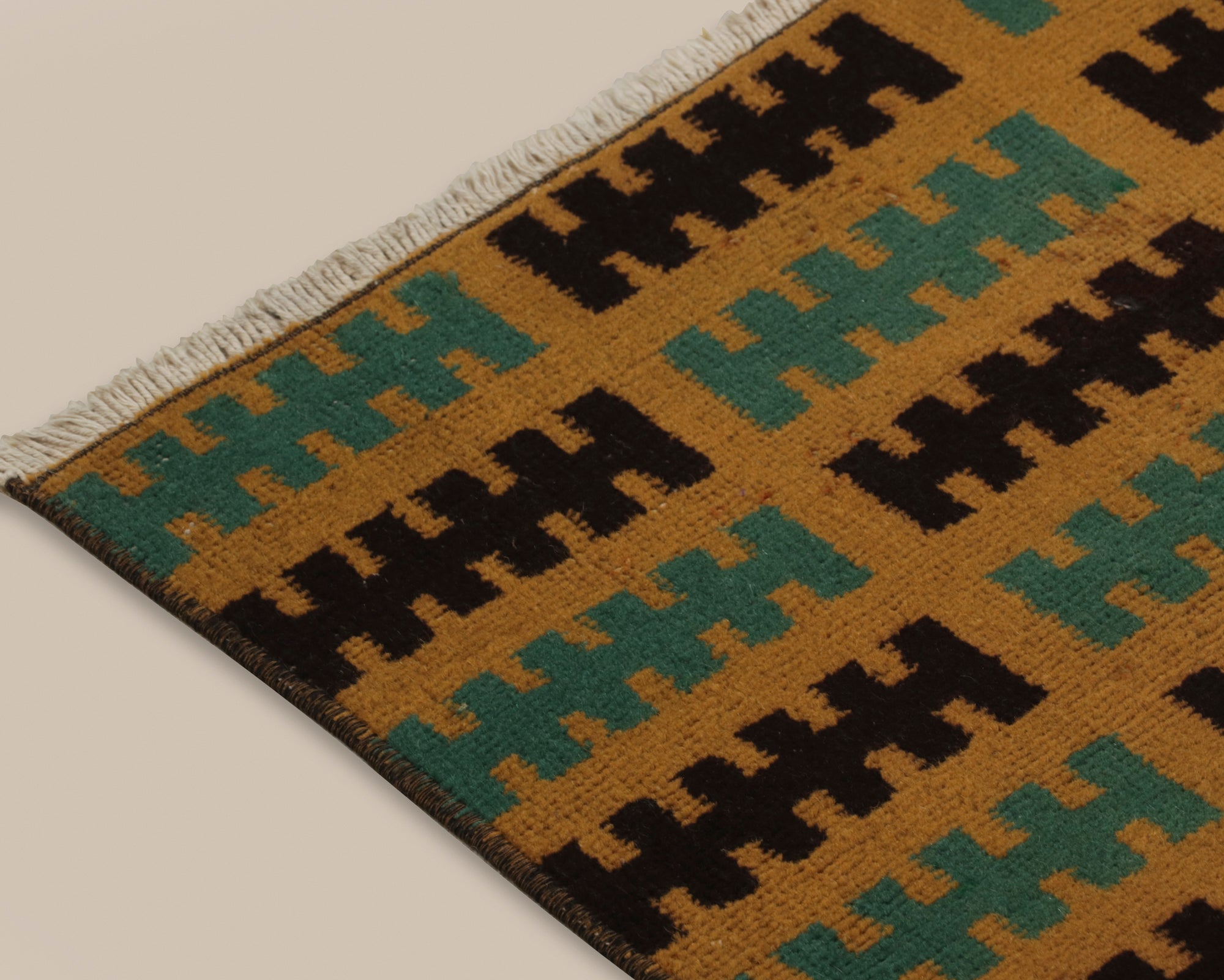 Zeki Muren Ochre and Teal Runner